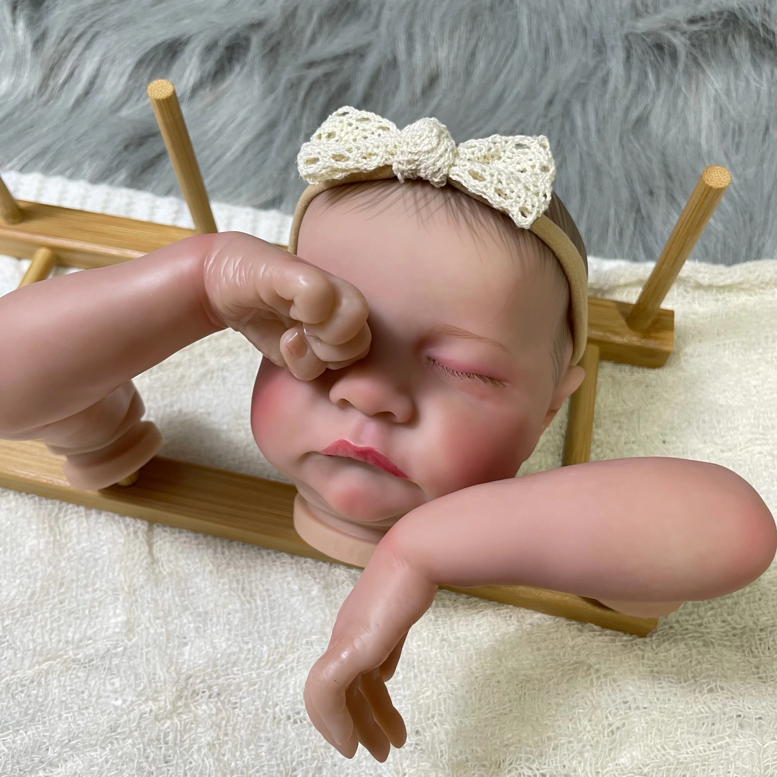 19inch Already Painted Reborn Doll Parts Levi Lifelike Baby