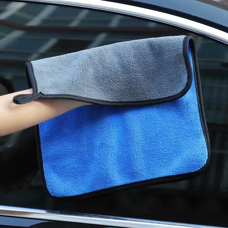 5PCS AB Double Sides Car Wash Microfiber Towel Cleaning Drying Cloth Drying Towel Car Care Detailing Wash Supplies