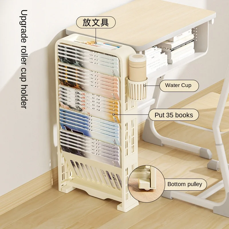 Office Documents Stationery Rack Multifunctional Storage Rack Living Room Magazine Books Newspaper Shelving Clamp