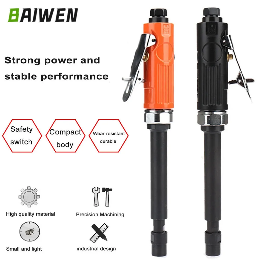 22000Rpm Pneumatico Esteso Die Grinder Dritto Rettifica Mulino Strumento Per Incisione Macchina Per Intaglio Aria 1/4 "E 1/8''