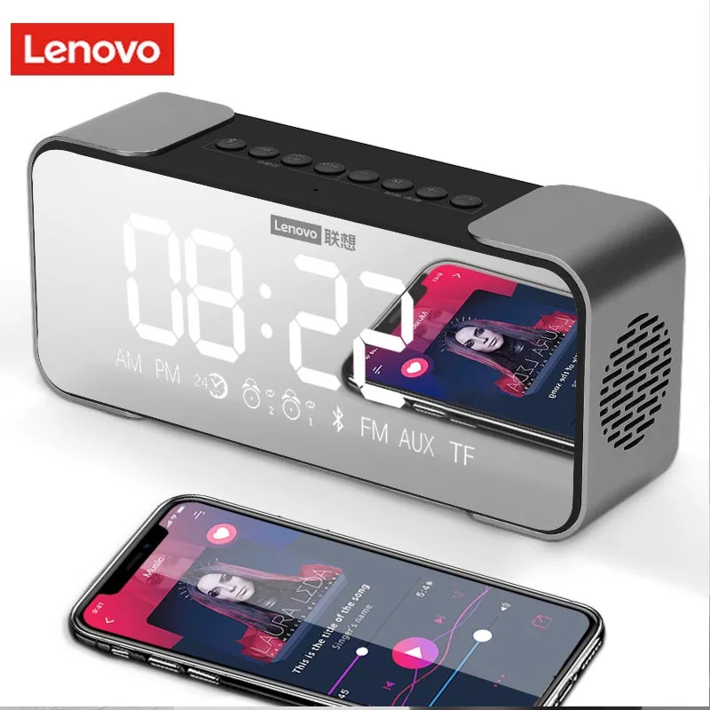 LenovoL02250BluetoothSpeakerLEDMirrorHDMicrophonePortable