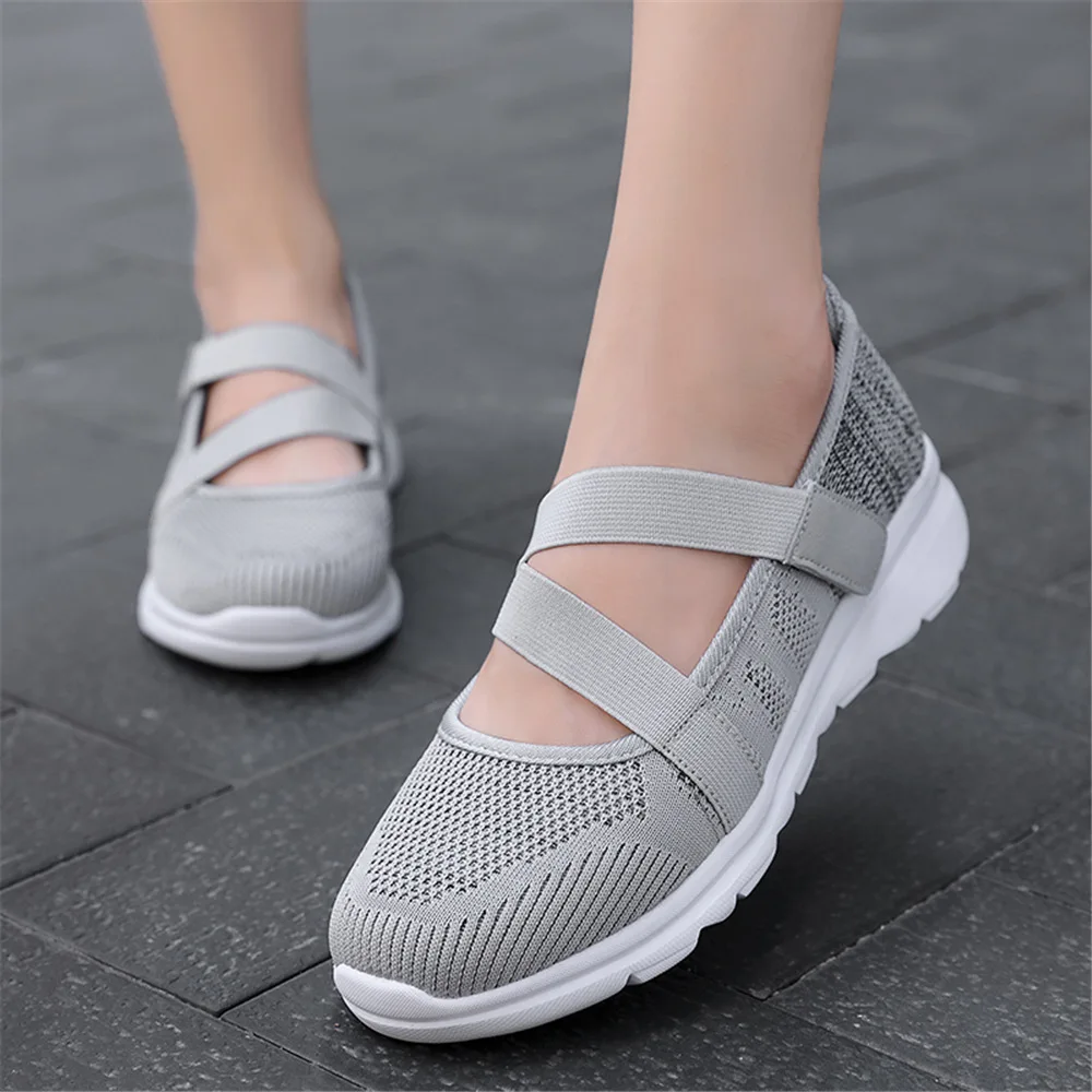 

Ladies Fashion New Women Flats 2023 Summer Mesh Flat Shoes Women Soft Breathable Sneakers Women Casual Shoes Zapatos De Mujer
