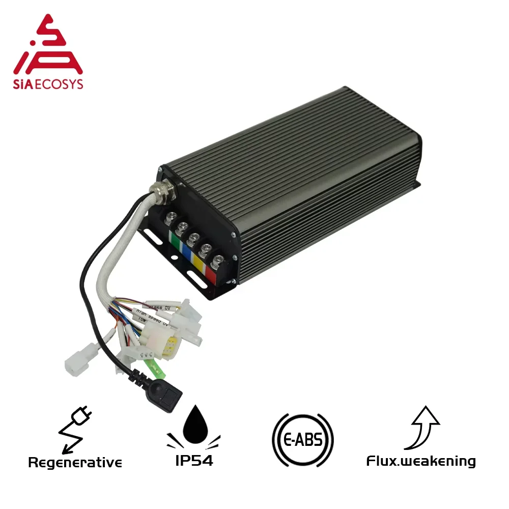 Sabvoton 72200 컨트롤러 SVMC72200 72V 200A 사인파 BLDC 모터 컨트롤러 (전기 스쿠터용 BT 어댑터 포함)
