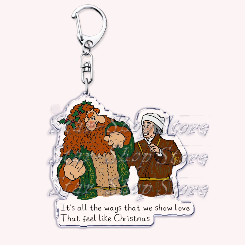 Lustige süße Weihnachts-Schlüsselanhänger für Accessoires, Tasche, der Frosch Gonzo, Miss Piggy, Schlüsselanhänger, Schmuck, Freunde, Urlaubsgeschenke – Detail 4