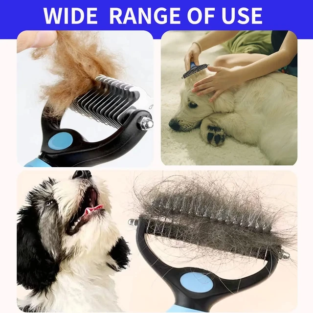 Multifunction Pet Deshedding Brush Dog Hair Remover Pet Fur Knot Cutter Puppy Cat Comb Brushes Dogs Grooming Shedding Supplies 5