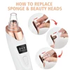 Electric Vacuum Suction Blackhead Remover Facial Pore Cleaner Comedone Spot Acne Pimple Blackhead Extractor USB Rechargeable 6