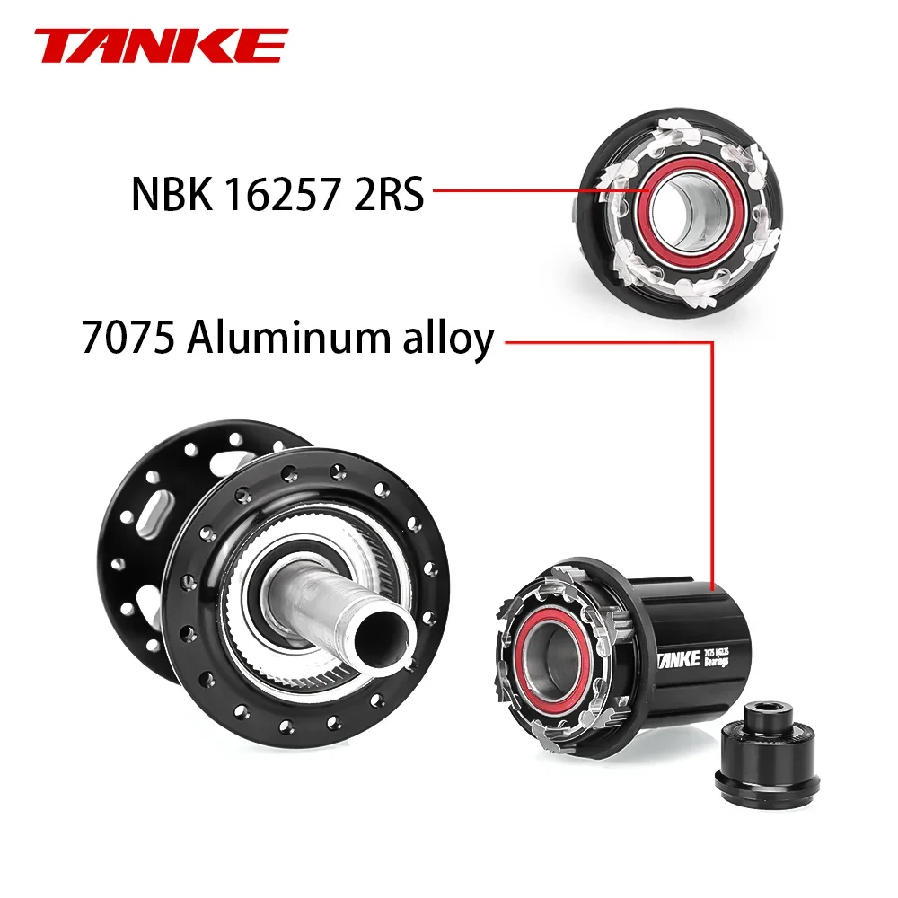Bicycle hub NBK bearing Palin 16257 or 6902 or 6804 6903 2RS Sealed Bearing Repair Parts For TANKE TH-390 Bicycle Accessories