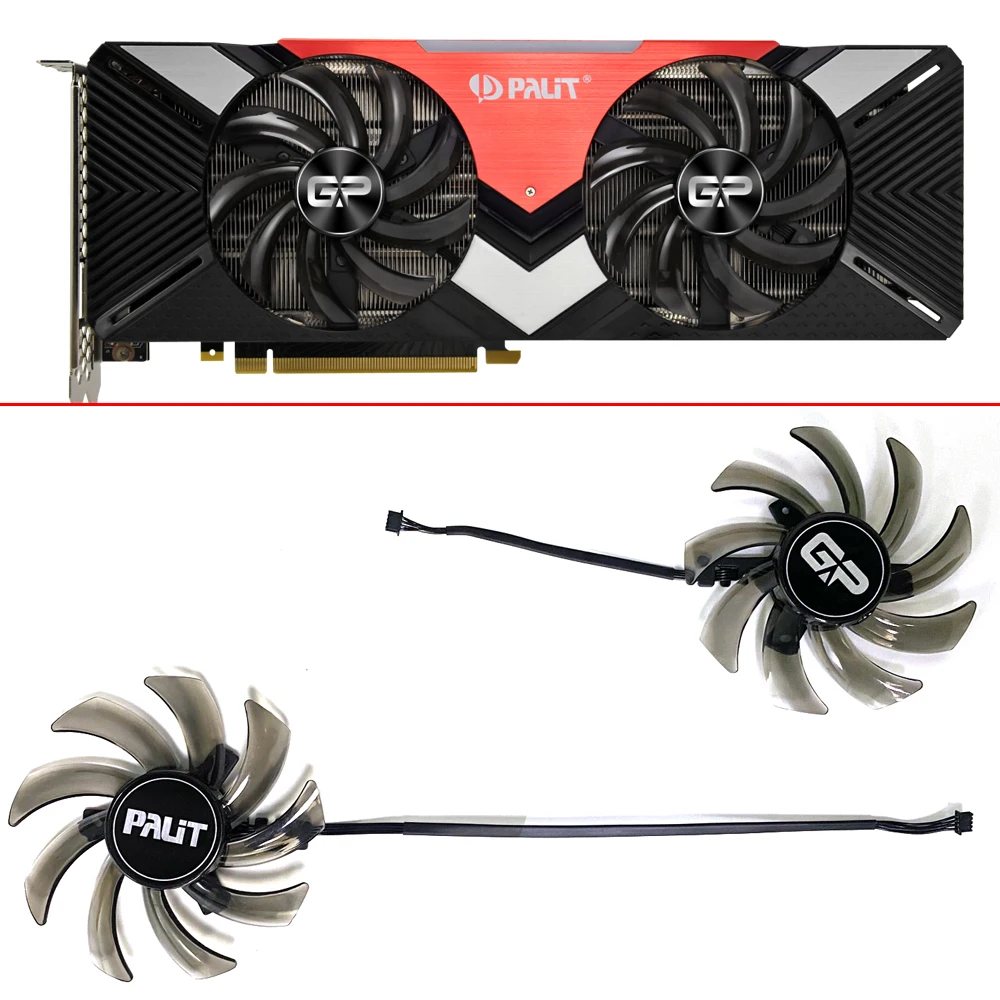 새로운 85MM 4PIN GA91S2U FDC10H12S9 C RTX2080 GamingPro OC GPU 팬 Palit PNY ...