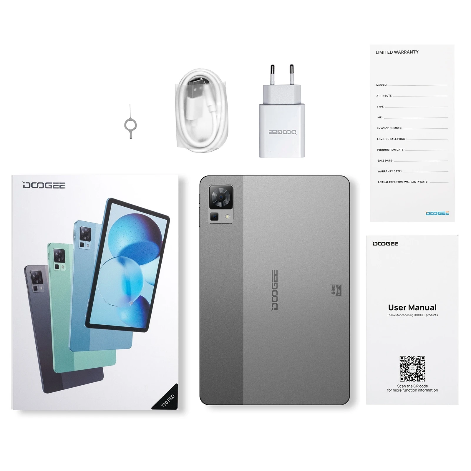Doogee t30 pro tablet pc 11 zoll 8gb 256gb android 13 mt8781 octa 