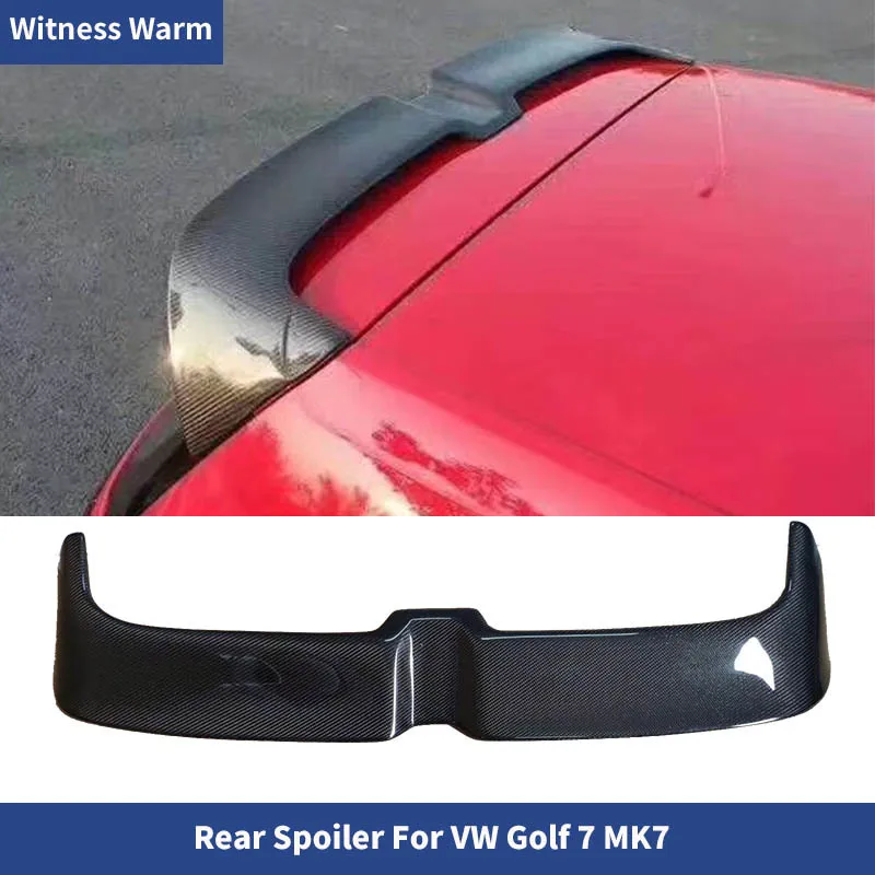 Golf 7 Spoiler Carbon Fiber Car Roof Wing Rear for Volkswagen Body Kit 2014-2017 | Автомобили и мотоциклы