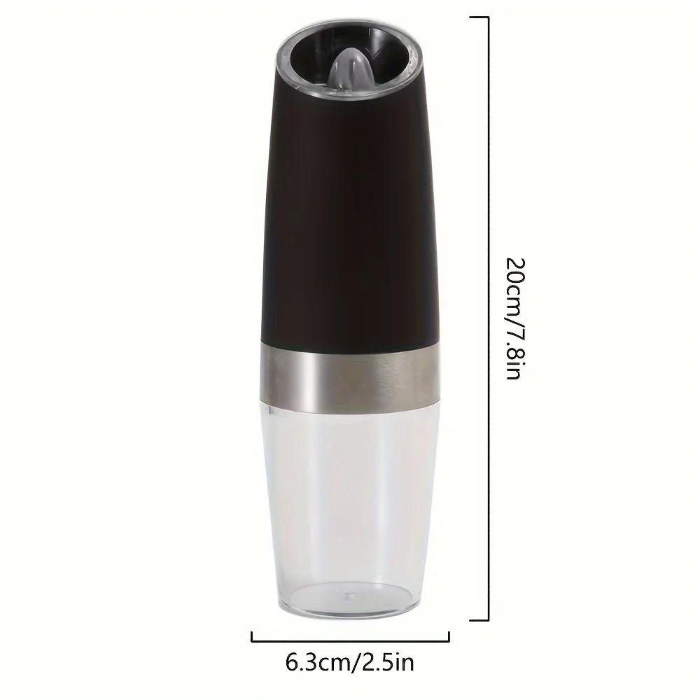 Electric Automatic Mill Spice Salt and Pepper Grinder Gravity LED Light Adjustable Coarseness Kitchen Steak Tool Sets