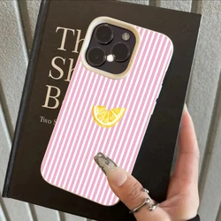 Vibrant Orange Pink and White Striped Phone Case Cover - Galaxy S20 FE (T17086 Antique whit)