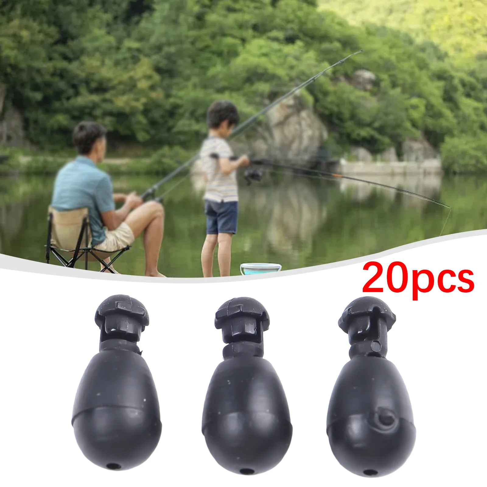 

Quick and Convenient Hooklength Change with 20pcs Quick Change Beads for Carp Terminal Tackle Method Feeder Fishing Tools