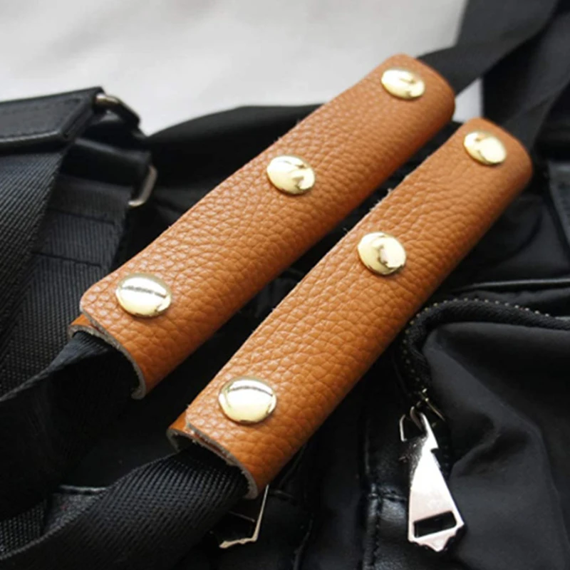 Handle Wrap Leather Handbag Purse Strap Protectors Cover Pu Luggage  Suitcase Grip Covers Replacement Making Straps 