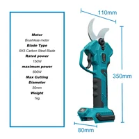 Kamolee Wireless Rechargeable Scissors Brushless Pruning Shears Aerial Pruning Shears are compatible with Makita 18V batteries 2