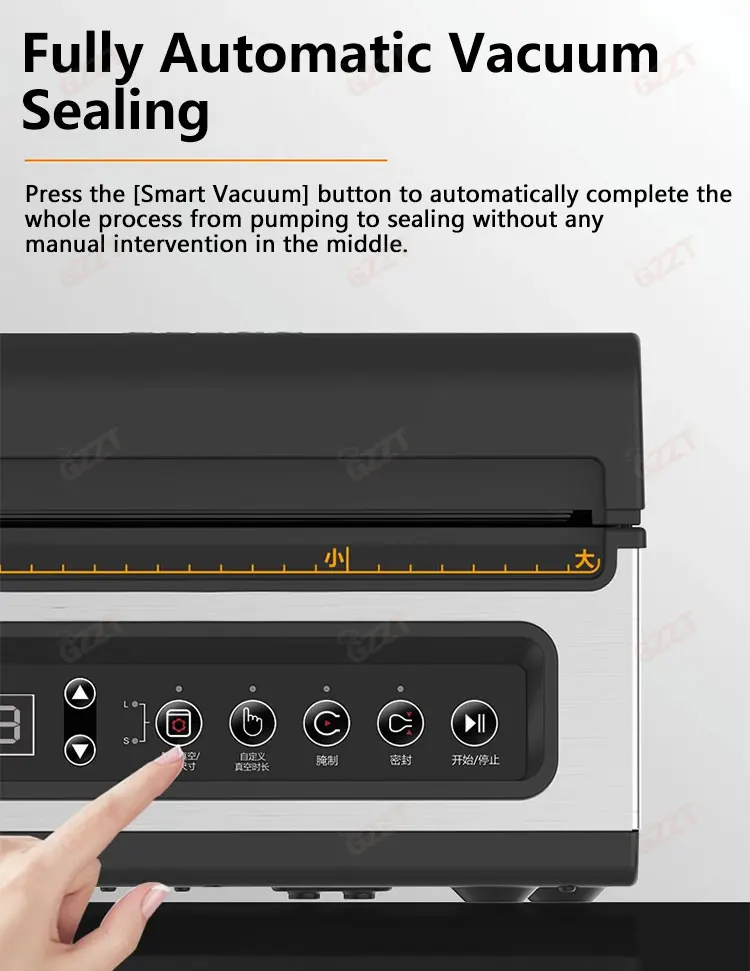 GZZT SPM-2 35cm Commercial Vacuum Marinating Machin Vacuum Sealer Chamber Vacuum Packaging Machine for all kinds of vacuum bags 2