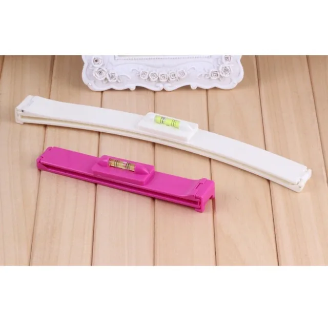 2Pcs Multifunctional Bangs Trimming Comb Set with Built-in Level Bubble, DIY Hair Cutting Tools for Home & Salon 6