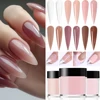 6PCs 10g Nude Acrylic Crystal Powder for Nail Art Carving Easy-to-Shape Perfect for Bottled Nail Decoration & Nail Extension #N7 1