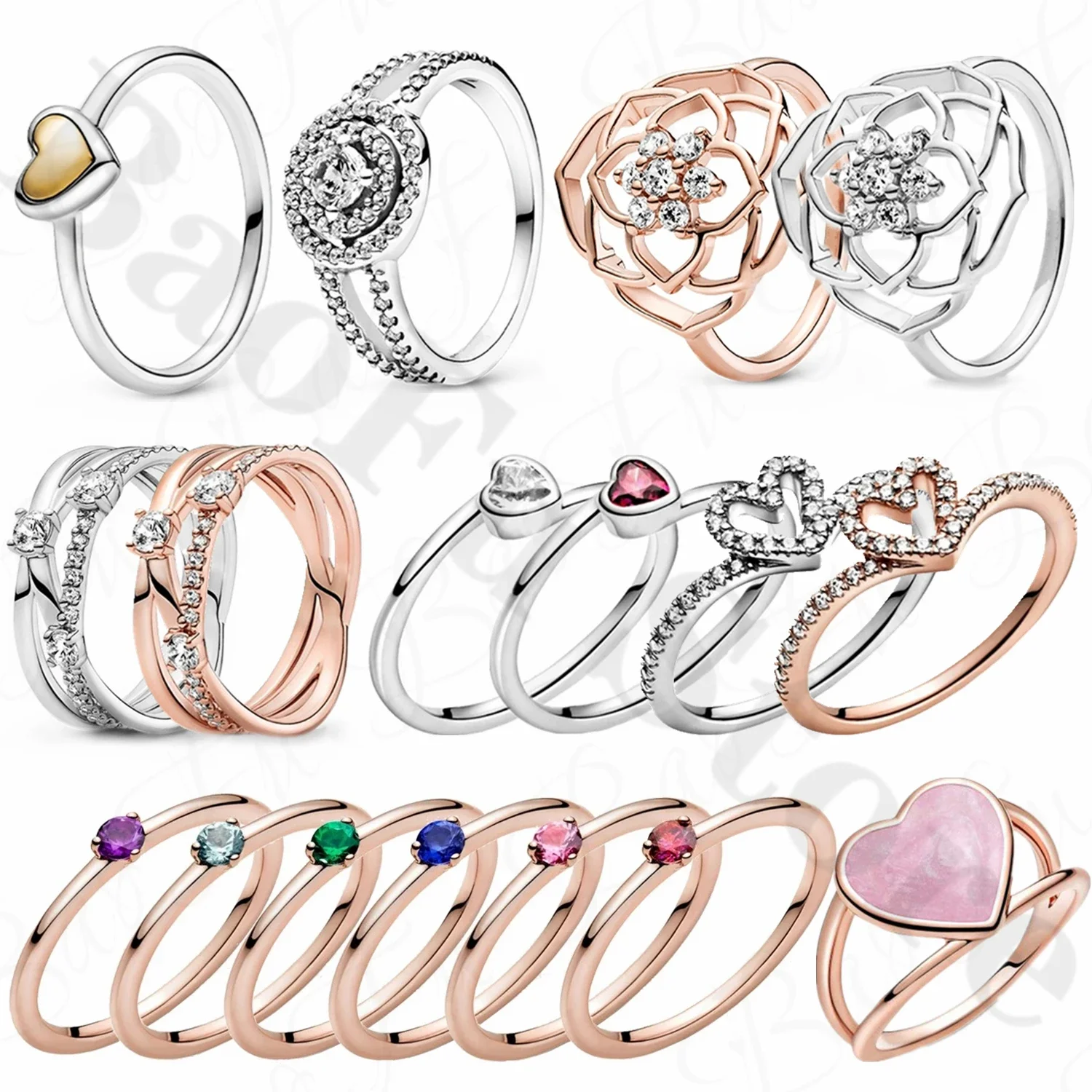 Женское кольцо из серебра 2021 пробы, с фианитом