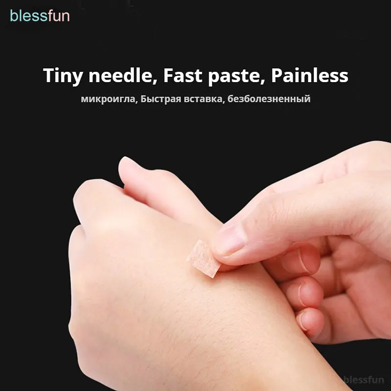 Multi-Condition Ear Seed Press Needles 100Pcs/box Embedded Acupuncture Vaccaria Plaster Bean Massagee Meridian Acupoints