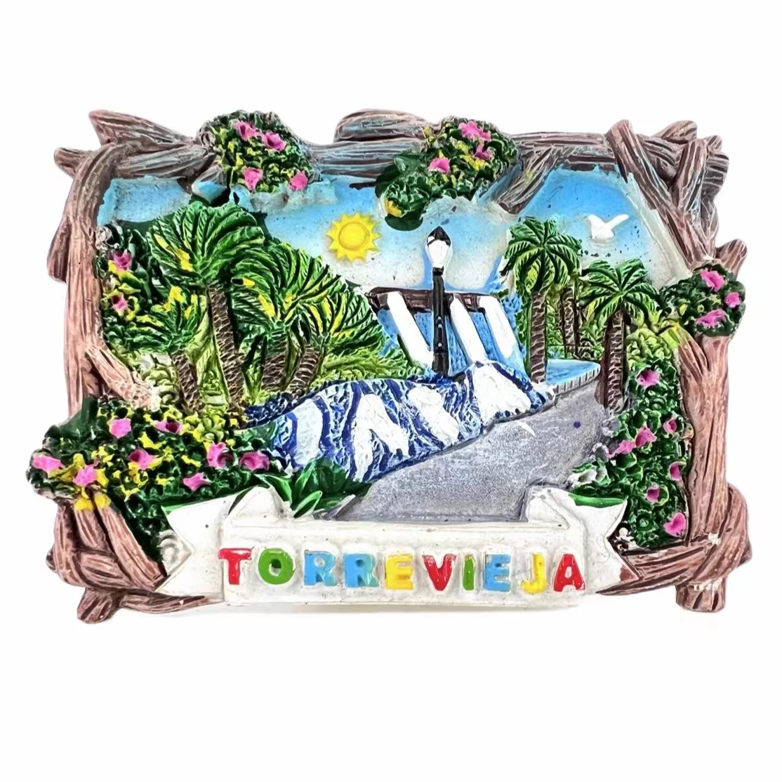 

Дорожные магниты на холодильник Torrevieja в Испании, 3D памятные магнитные наклейки на холодильник, подарок, декор для комнаты, коллекционное украшение