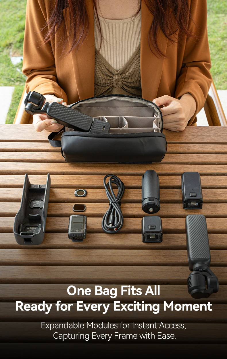 Universal Portable Storage Bag For DJI OSMO Action Pocket 3 Waterproof Anti-fall