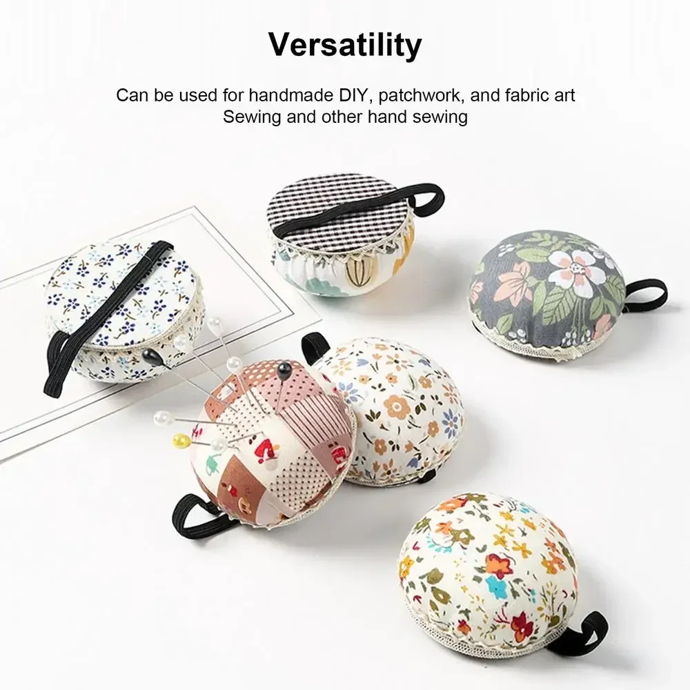 Needle Insert Bag Insert Bag Pincushions Sewing Needles Pin Cushion With Elastic Wrist Belt Sewing Accessories For Hand Sewing