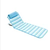 hot high quality Portable lightweight aluminium folding outdoor beach orange camping bed chair 3