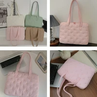 Nouveau sac fourre-tout élégant pour femme, grande capacité, sac à bandoulière simple pour ordinateur portable, sac à main pour trajets quotidiens 5