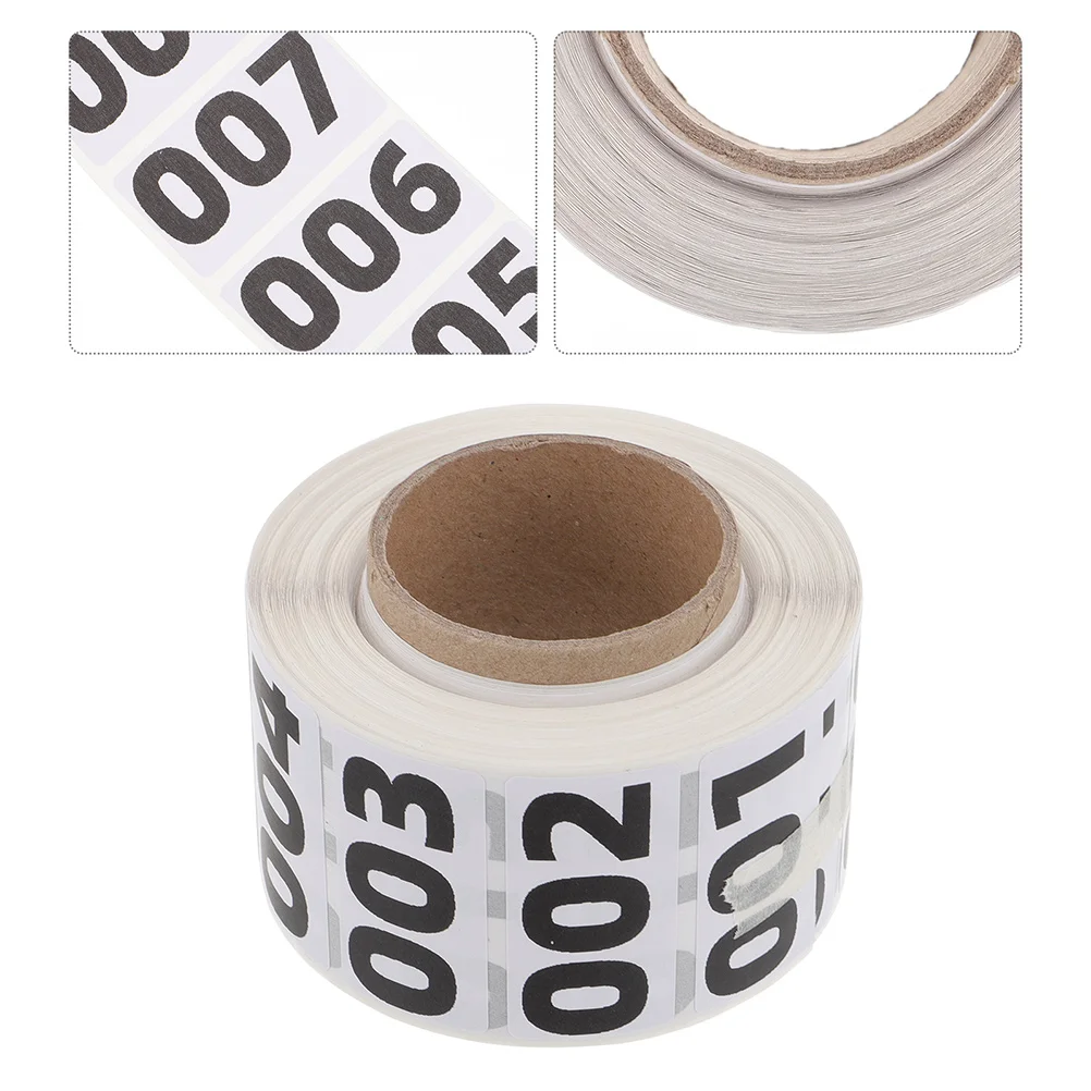 

Adhesive Labels Consecutive Number Stickers Roll Black Number Inventory Label Prenumbered Sequential Number Sticker