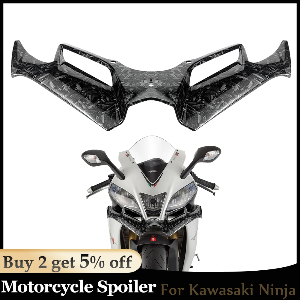 

Motorcycle Winglet Aerodynamic Wing Kit Spoiler Motor Accessories ForKawasaki ForNINJA300/250 EX300 2013-2017 MOTO Accessories