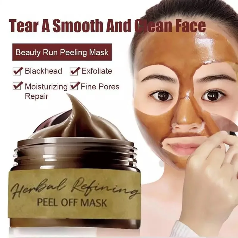 FacialMaskCreamRemoveBlackheadCleaningMaskPeeloffMaskShrinkHerbalCareTearing