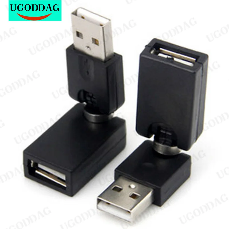 Flexible Swivel Twist Angle 360 Degree Rotating USB 2.0 Adapter ...