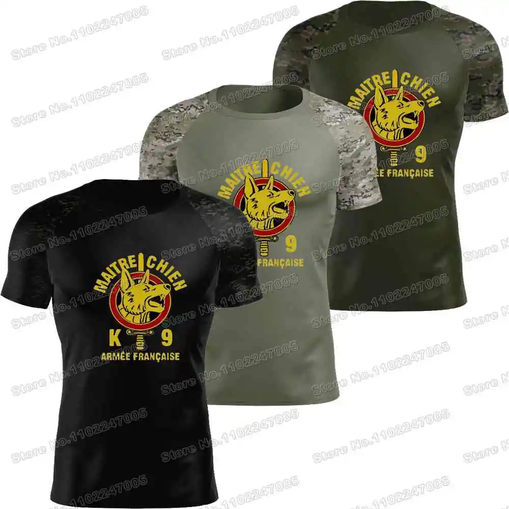 Maitre Chien French Army War Dog k9 T-shirt France Military