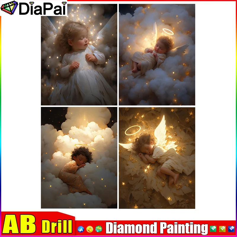 

Набор для алмазной вышивки «Ангелы, Детские крылья»