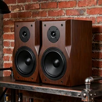 20-200W Passive Speaker 8 Inch Bookshelf Speakers 2-Way HIFI Wooden Audio Sound System Monitor Music Player For Home Theater DJ