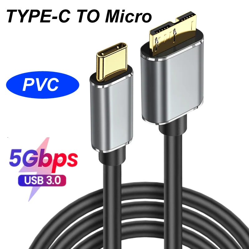 ���Ϸ� USB 3.0 c��-����ũ�� B 5Gbps ������ ����ȭ ���� 5V ������ ���̺�, ��Ʈ�� PC ���� �ϵ� ����̺� ��ũ HDD SDD �ڽ� 1
