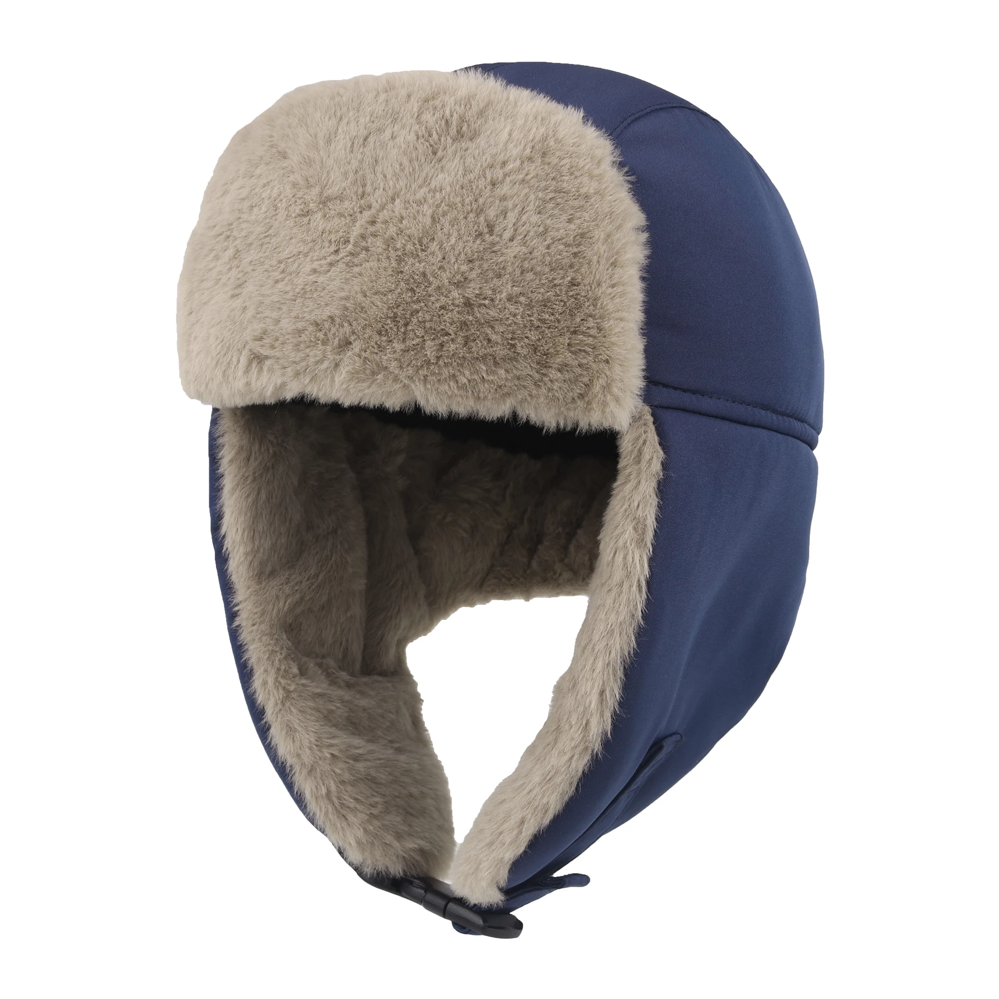 Connectyle New Chunky Warm Trapper Hat For Men Women Winter Russian Hats Thick Plush Lined Waterproof Ushanka Hunting Skiing Cap 6
