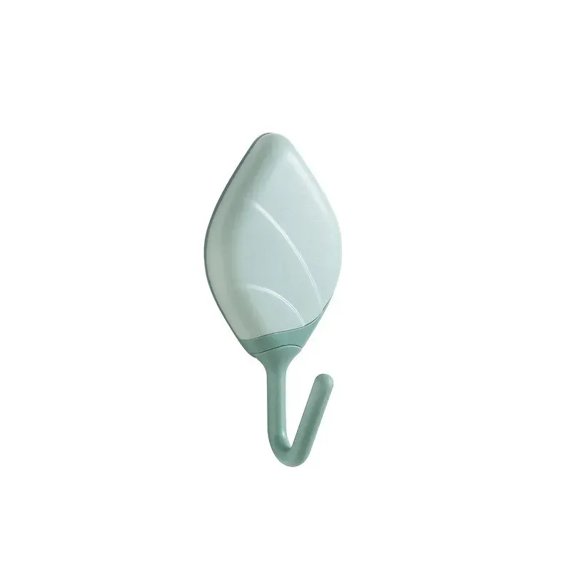 10PCS Modern Minimalist Leaf Hook Kitchen Bathroom Wall Door High Load-bearing Non Marking Strong Non Punching Pon Nail