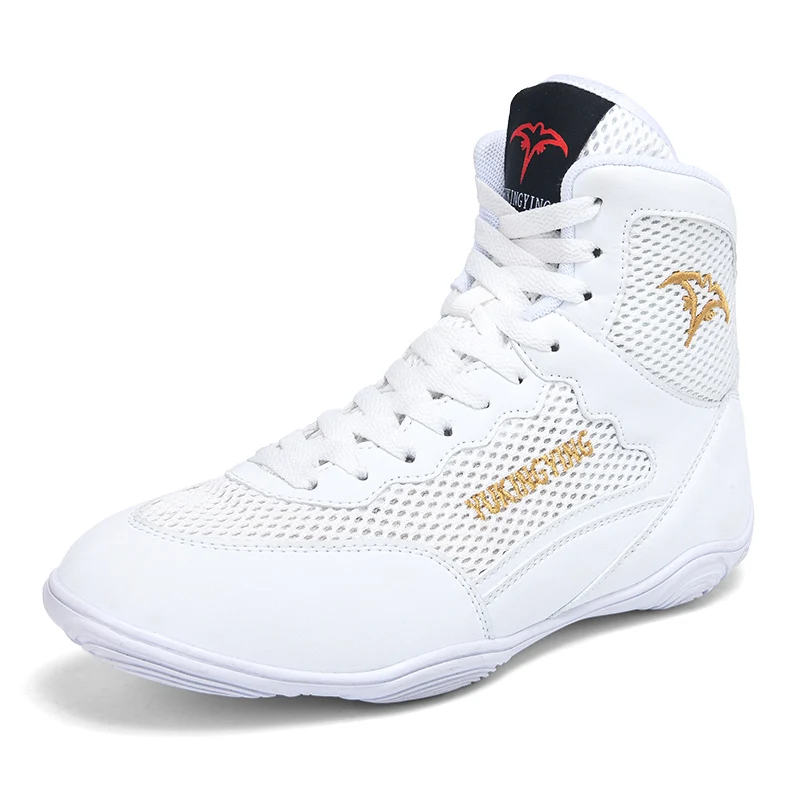 Non-slip and Comfortable Sports Shoes Light and Breathable Wrestling Shoe Men's Women's Same Competition Boxing Shoes