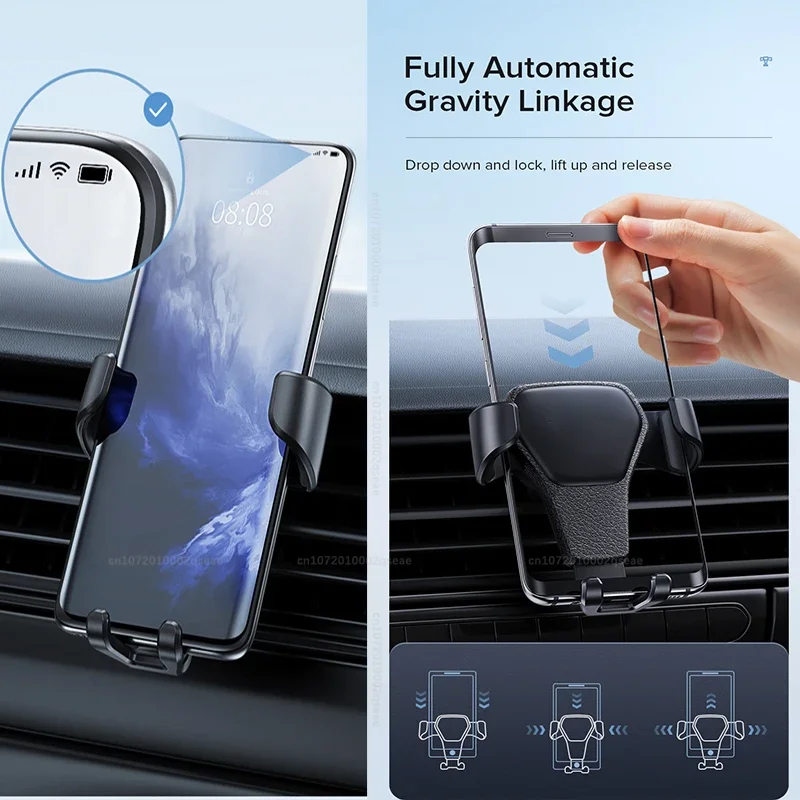 Car Mobile Phone Holder Air Vent Mounts Stand GPS Gravity Navigation Bracket For Audi A1 Sportback 8XA 8XF 2011-Accessories