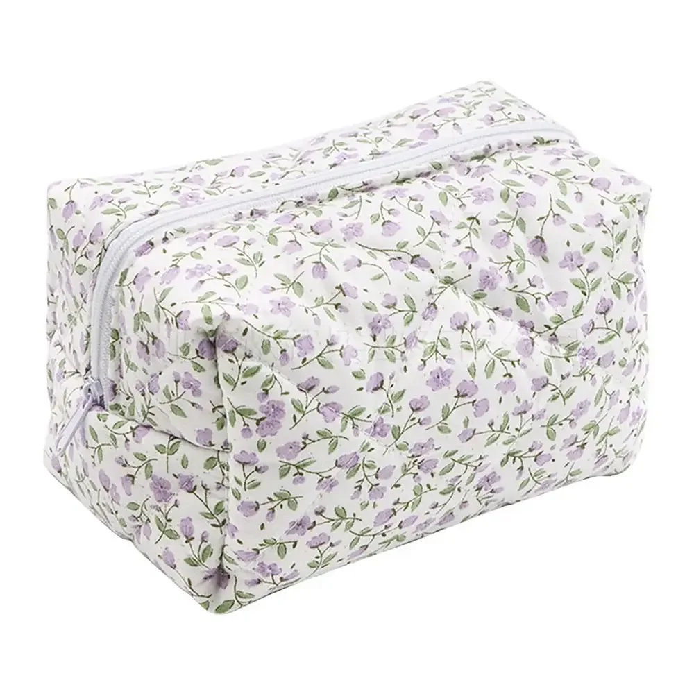 Floral Print Women's Cosmetic Travel Organizer Pouch
