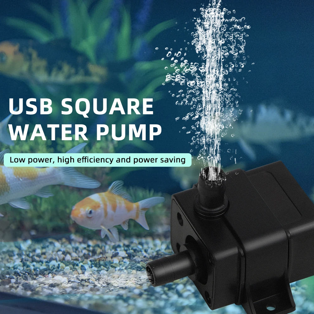 Mini Submersible Water Pump for Aquariums, Fountains, Ponds
