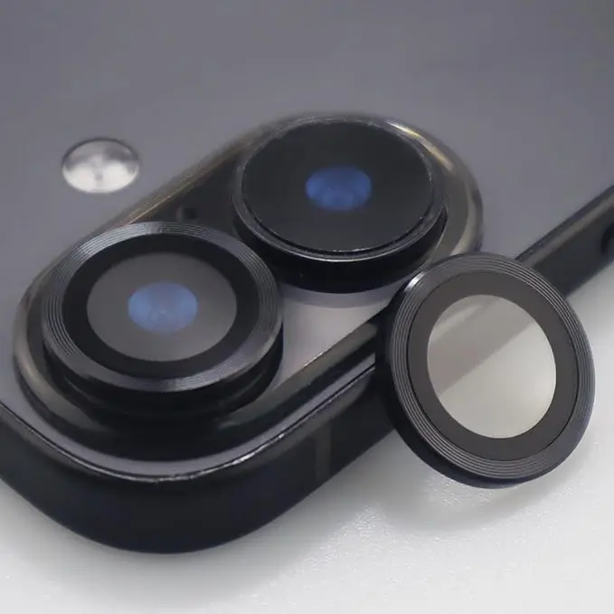 Premium Camera Lens Protector - Metal Tempered Glass with 9H Explosion-Proof and Anti-Scratch Protection
