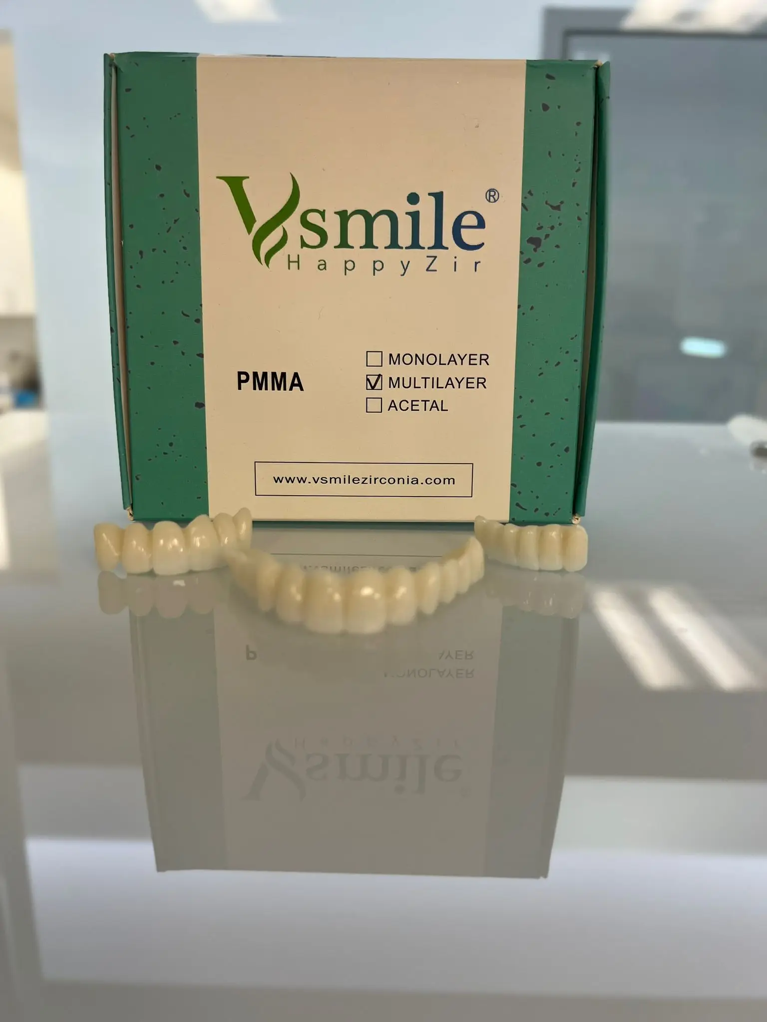 Vsmile Dental Multilayer PMMA 98x14mm offenes System für Cad/Cam Dental labor Harz Zahnarzt Prothesen materialien – Detail 4