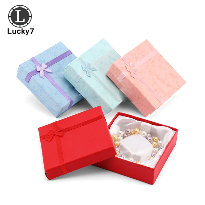 Cloud Paper Ring Box 9*9*3cm High Quality Jewelry Organizer Box