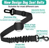 Amazon Car Dog Safety Buckle Pet Thickened Nylon Traction Elastic String Retractable Car Seat Belt Manufacturer 2