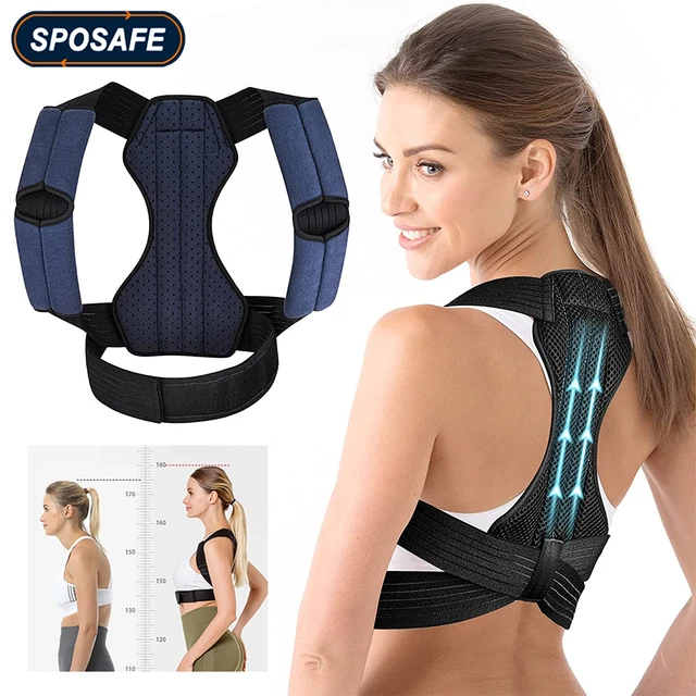 Adjustable Back Posture Corrector Comfy Breathable Back Support  Straightener For Neck Clavicle Shoulder Back Spine Pain Relief - Back  Support - AliExpress