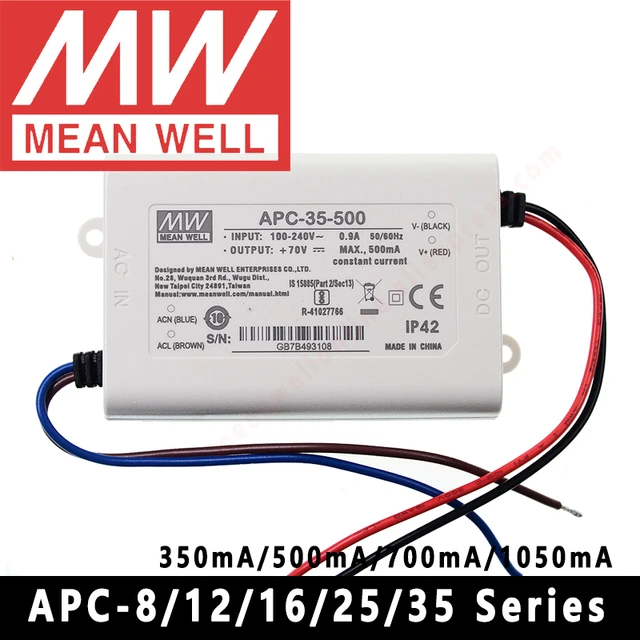 Mean Well APC LED Drivers