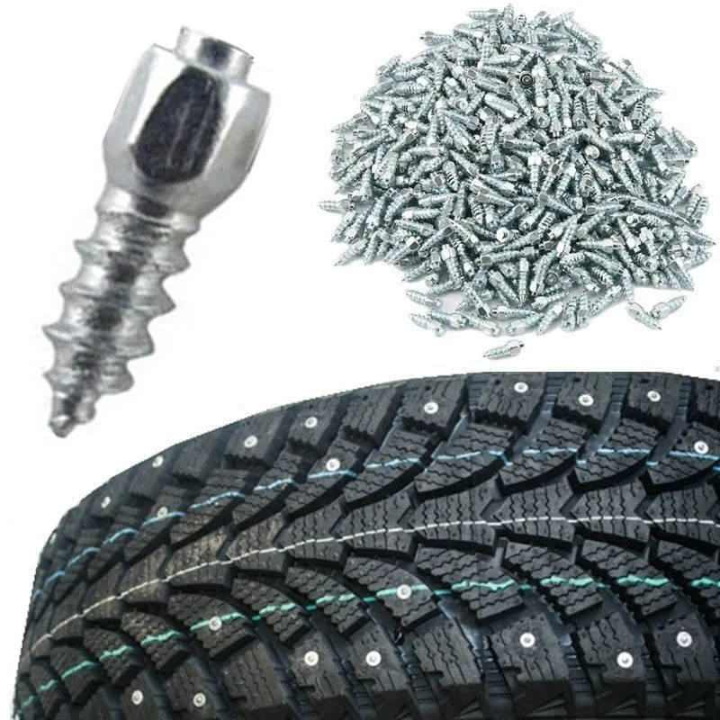 Tire Anti Slip Studs Screws Nails Auto Motorcycle Bike Truck Off-road Tyre Anti-ice Spikes Snow Shoes Sole Cleats